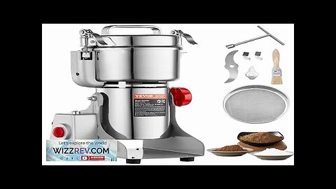 VEVOR 750g Commercial Spice Grinder Electric Grain Mill Grinder High Speed Review