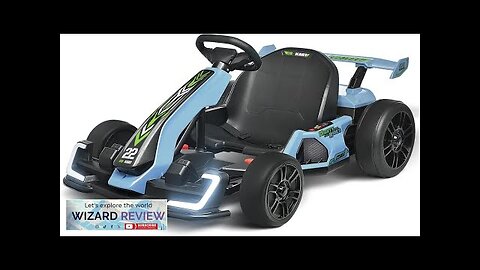 Blitzshark 24V Kids Go Kart 300W Powerful Drift Kart Electric Pedal Kart Review