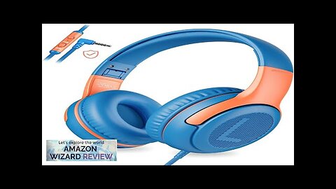 Kids Headphones Wired Toddler Headphones with Microphone Over-Ear Headphones 85/94dB Review