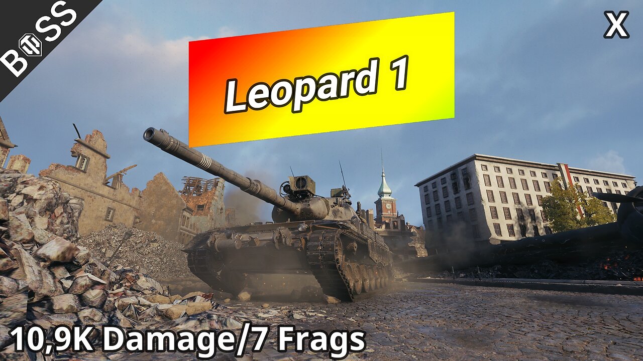 Leopard 1 (10,9K Damage/7 Frags) | World of Tanks