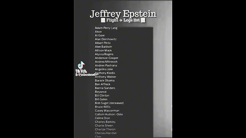 The Epstein List