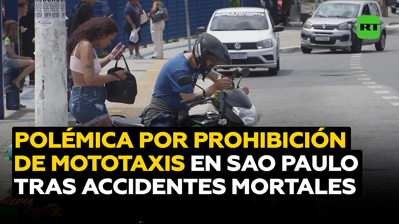 Crece la polémica tras prohibición del servicio de mototaxis en Sao Paulo