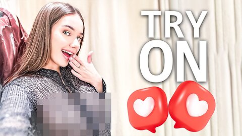 [4K] TRY ON HAUL SHEER TOP | GET READY WITH ME | NO BRA CHALLENGE WITH SHEER TOPS