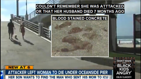 Colin Flaherty: Oceanside Pier Knockout Game By Black Guy On Elderly Lady Walking Dog