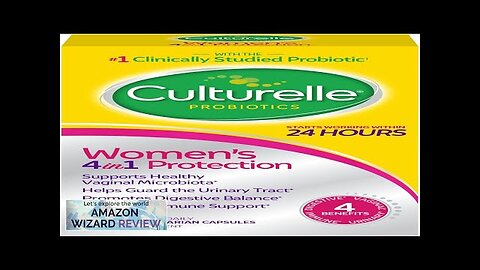 Culturelle 4-in-1 Probiotics for Women Daily Probiotic & Prebiotic Supplement to Support Review