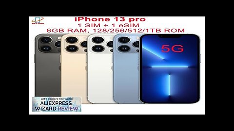 Apple iPhone 13 Pro 128/256/512GB/1TB ROM 6.1" Super Retina OLED RAM 6GB Review