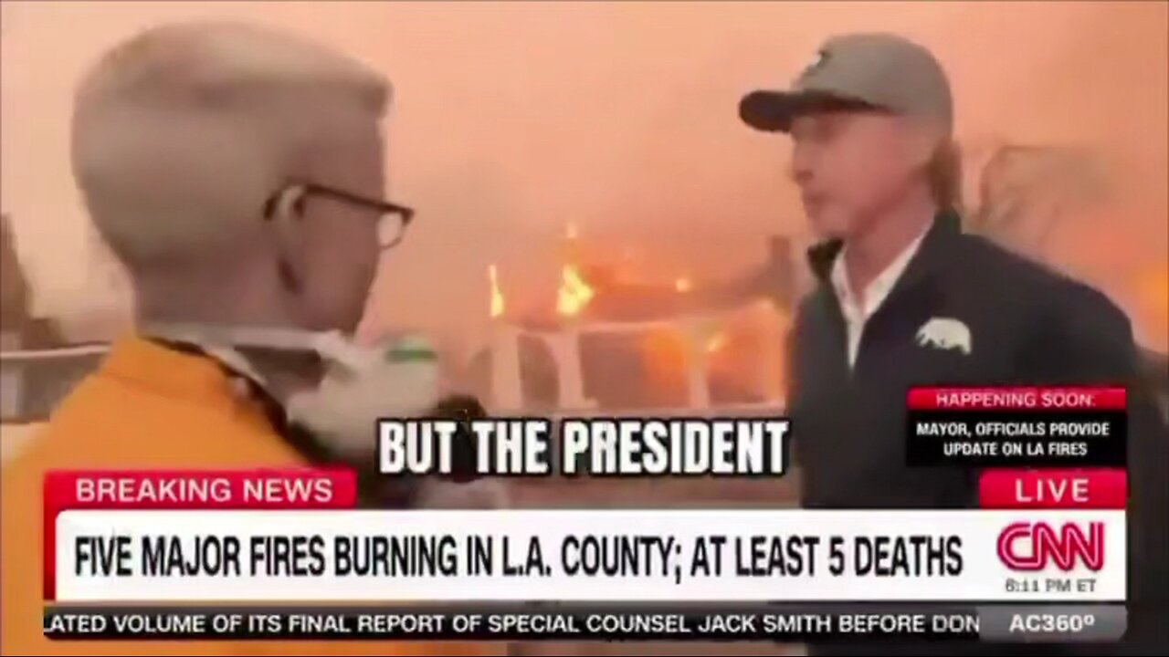 Gavin Newsome is Mad that Donald Trump is Blaming Him for the Mismanagement of these WildFires