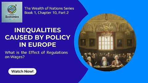 The Wealth of Nations Book 1 Chapter 10 Part 2 - Inequality Created by Europe's Policies