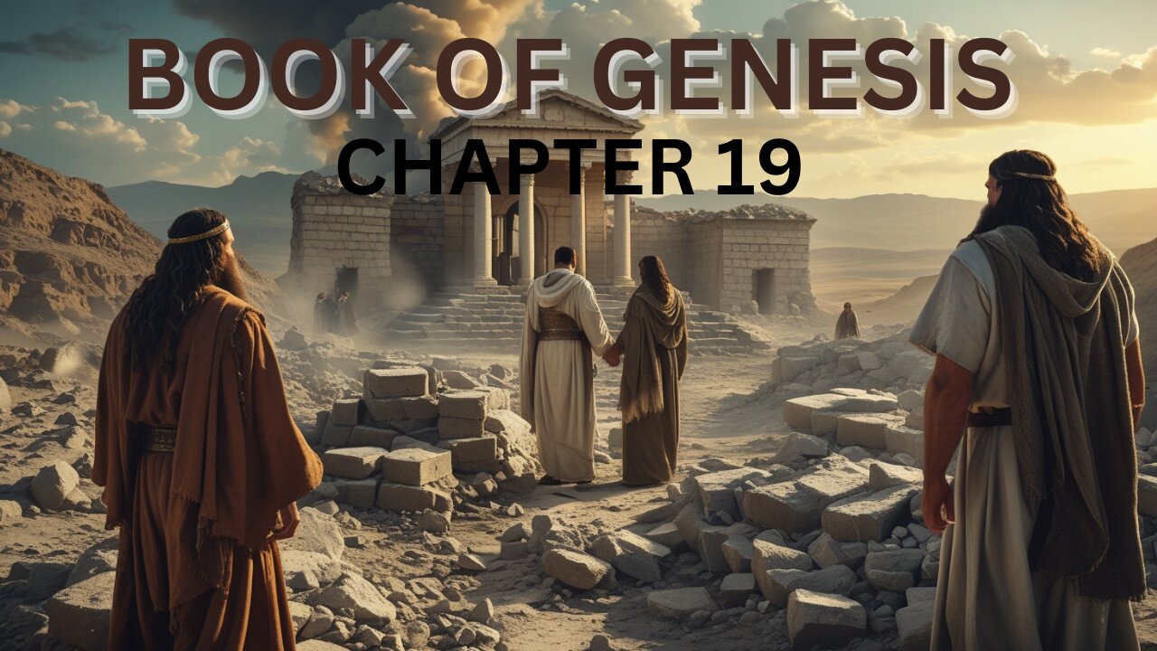 🔴 Genesis 19 - The Destruction of Sodom and Gomorrah | KJV Audio & Text