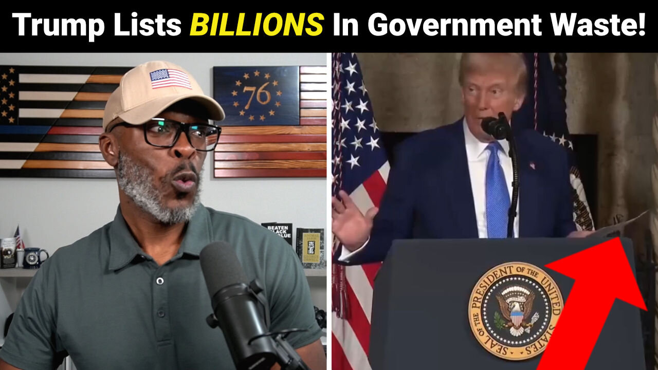 Trump Lists BILLIONS In Waste Discovered By DOGE As Liberals PROTEST!