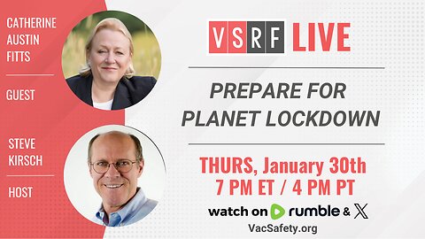 VSRF Live #162: Planet Lockdown with Catherine Austin Fitts