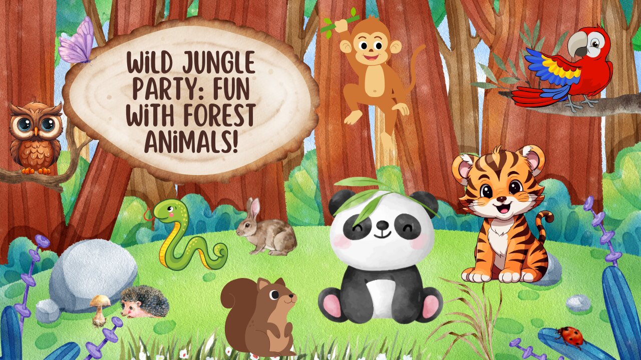 Wild Jungle Party: Fun with Forest Animals!