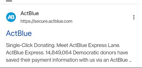 Has Elizabeth Warren Used Actblue Money 🤔