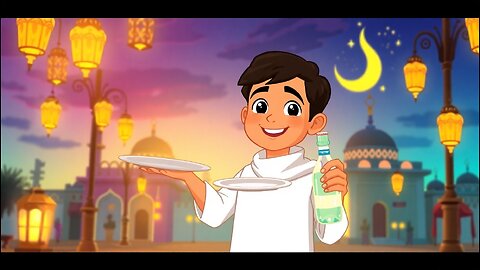 رمضان للأطفال: قصة أحمد المصري اللي صام أول يوم وفرحته بتفرح الدنيا 🌙✨