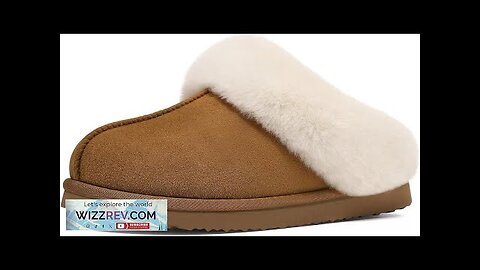 Litfun Fuzzy House Slippers for Women Fluffy Memory Foam Suede Slippers Review