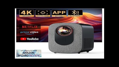 [Netflix-Officially-Licensed]4K Projector with Wifi & Bluetooth Jimveo 800 ANSI Native Review