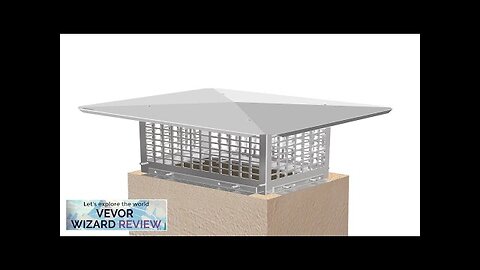 VEVOR Chimney Cap 8" x 13" Flue Caps 304 Stainless Steel Fireplace Review