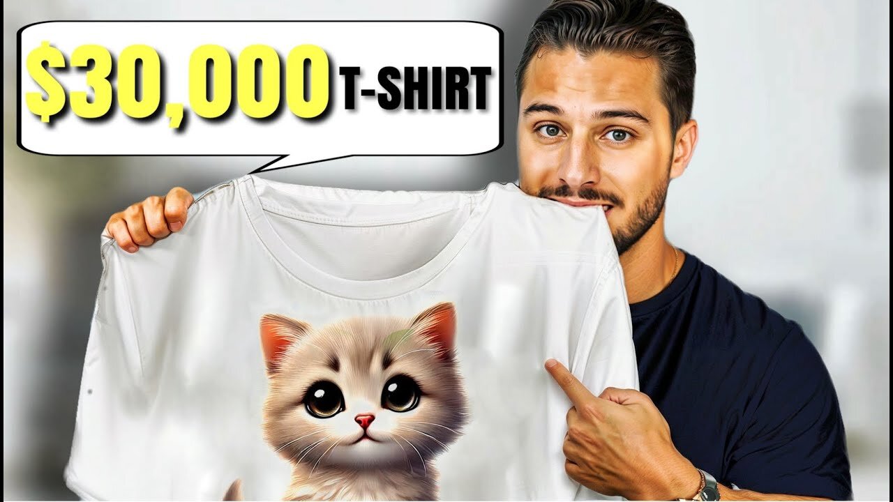 How I Made $30,000/Month With This Cute Kitten on a T-Shirt
