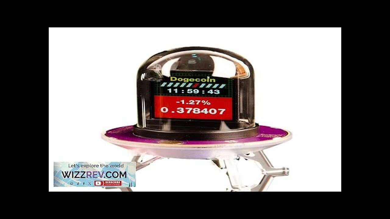 UFO-CLOCK Creative Weather Clock LED Display Multi-function UFO-CLOCK Creative Weather Stock Review