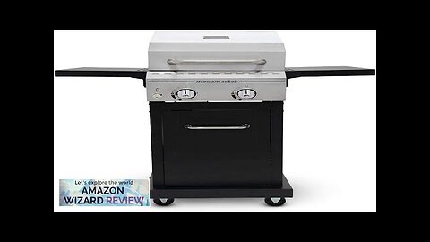 2-Burner Propane Barbecue Gas Grill with Foldable Side Tables Perfect for Camping Review