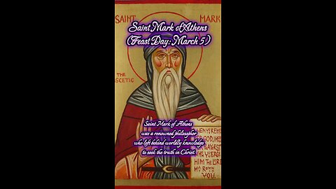 Saint Mark of Athens – The Philosopher Who Found Christ