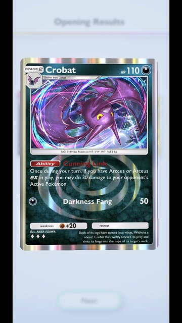 Pokémon TCG Pocket Crobat Unlock