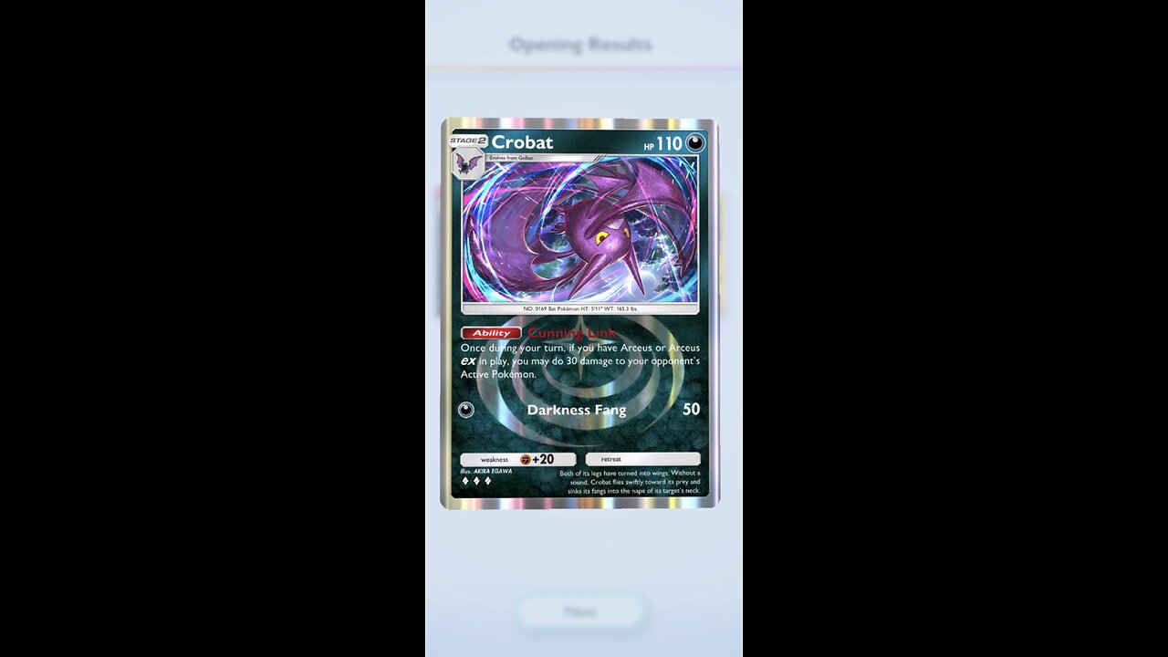 Pokémon TCG Pocket Crobat Unlock