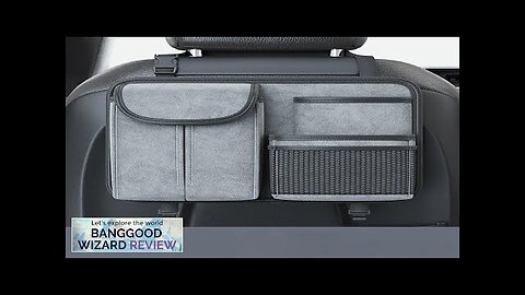 Gray Car Seat Storage Bag Car Hanging Storage Bag Car Storage Bag Review