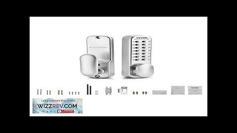 Mechanical Keyless Entry Door Lock 14 Key Mechanical Keypad Door Knob Stainless Review