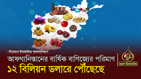 আফগানিস্তানের বার্ষিক বাণিজ্যের পরিমাণ ১২ বিলিয়ন ডলারে পৌঁছেছে || আল ফিরদাউস || Al Firdaws