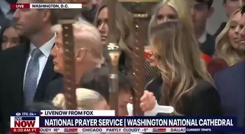 President Trump and Melania attend prayer service at Washington National Cathedral