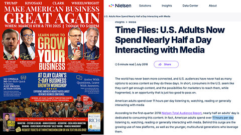 Business Coach | How to Gain Massive Traction In A World Filled Distraction + "American adults spend over 11 hours per day consuming media" - Nielsen.com + Clay Clark Client Success Story + How to Build a Jewelry Business