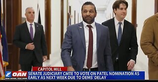 KASH PATEL'S VOTE DELAYED UNTIL NEXT WEEK