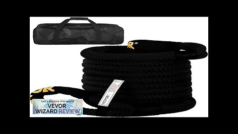 VEVOR 1-1/4" x 31.5' Kinetic Recovery & Tow Rope 52300 lbs Heavy Review