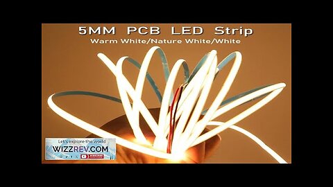 5mm FCOB LED Strip Light 384 LEDs High Density FlexibleFOB COB Led Review