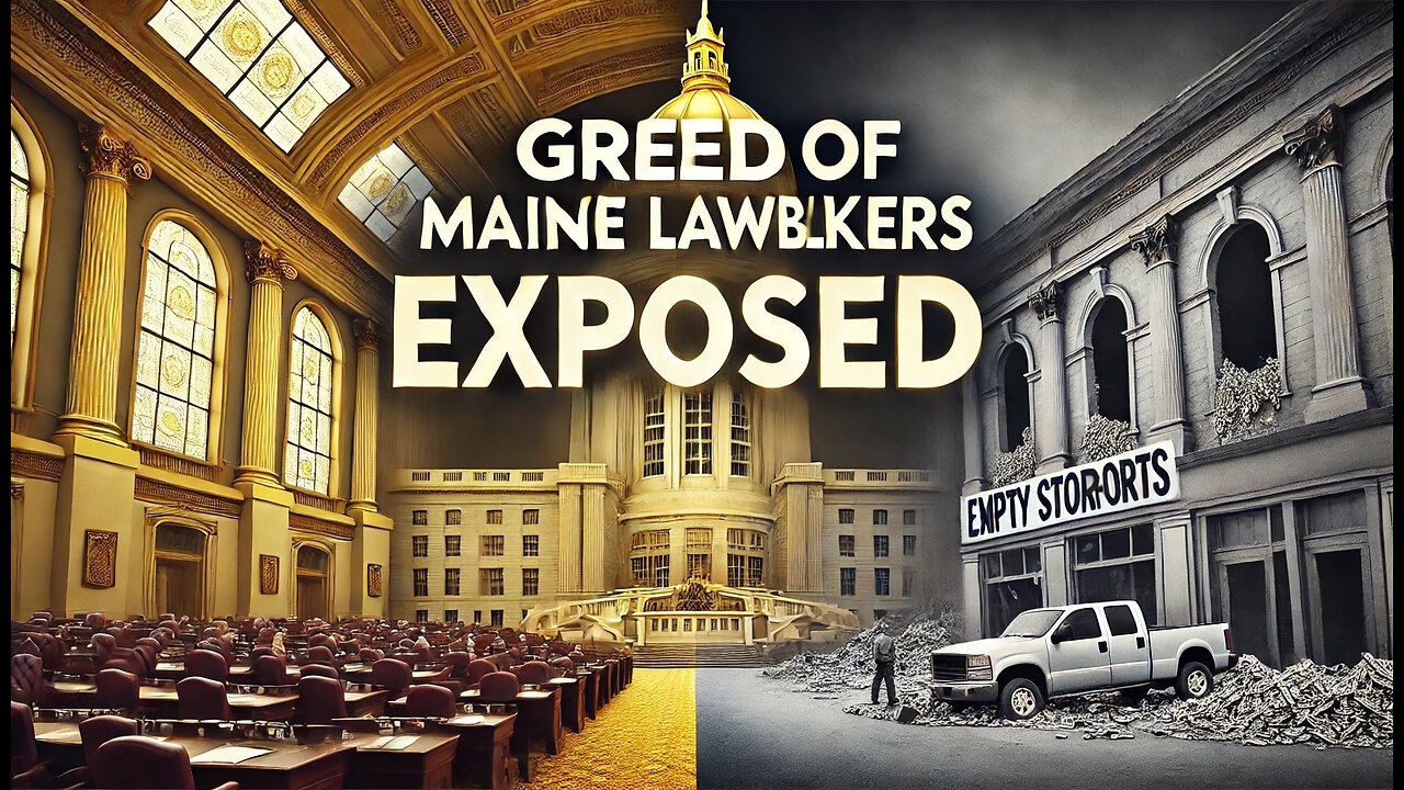 The Greed of Maine Lawmakers Exposed!