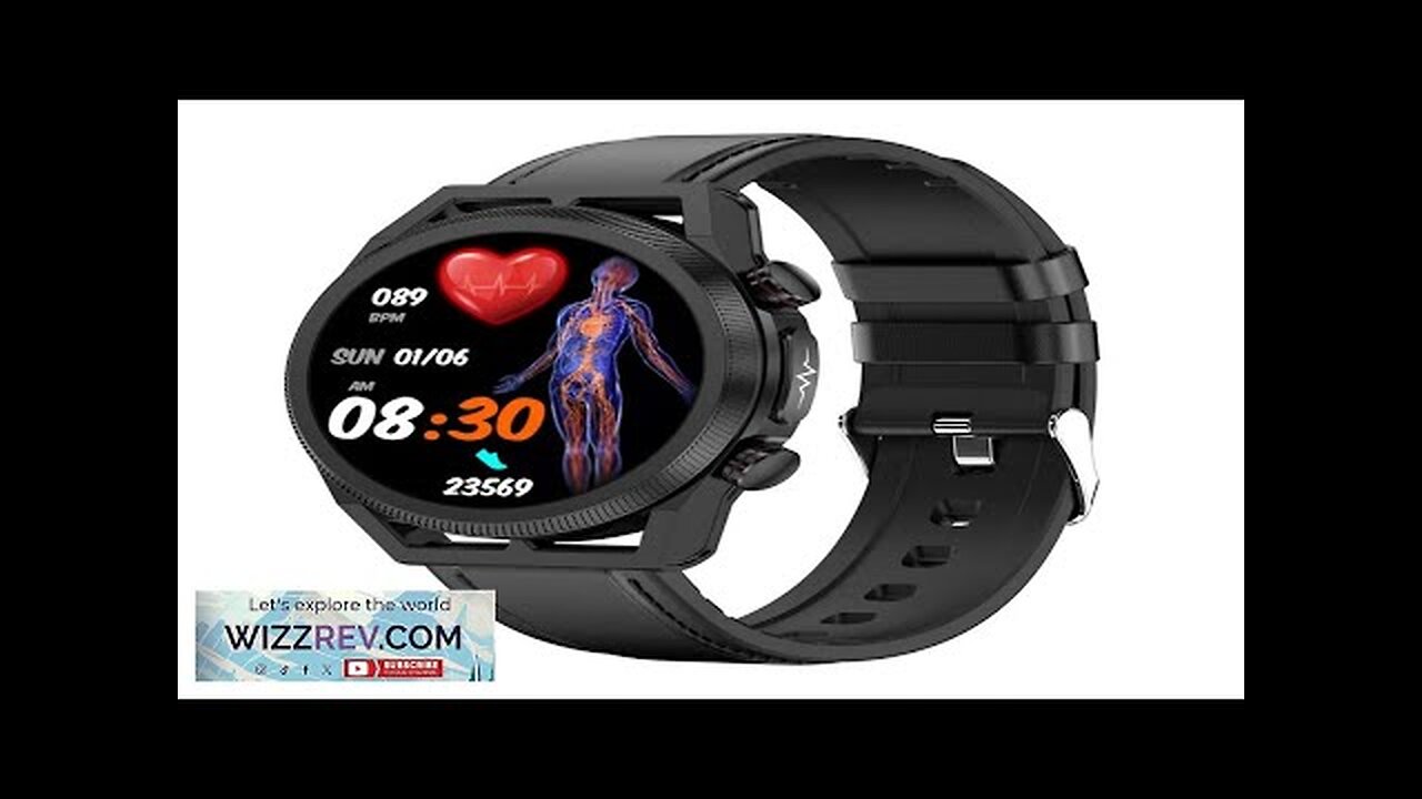 ET310 1.39 inch HD Screen Uric Acid Measurement bluetooth Call Heart Rate Review