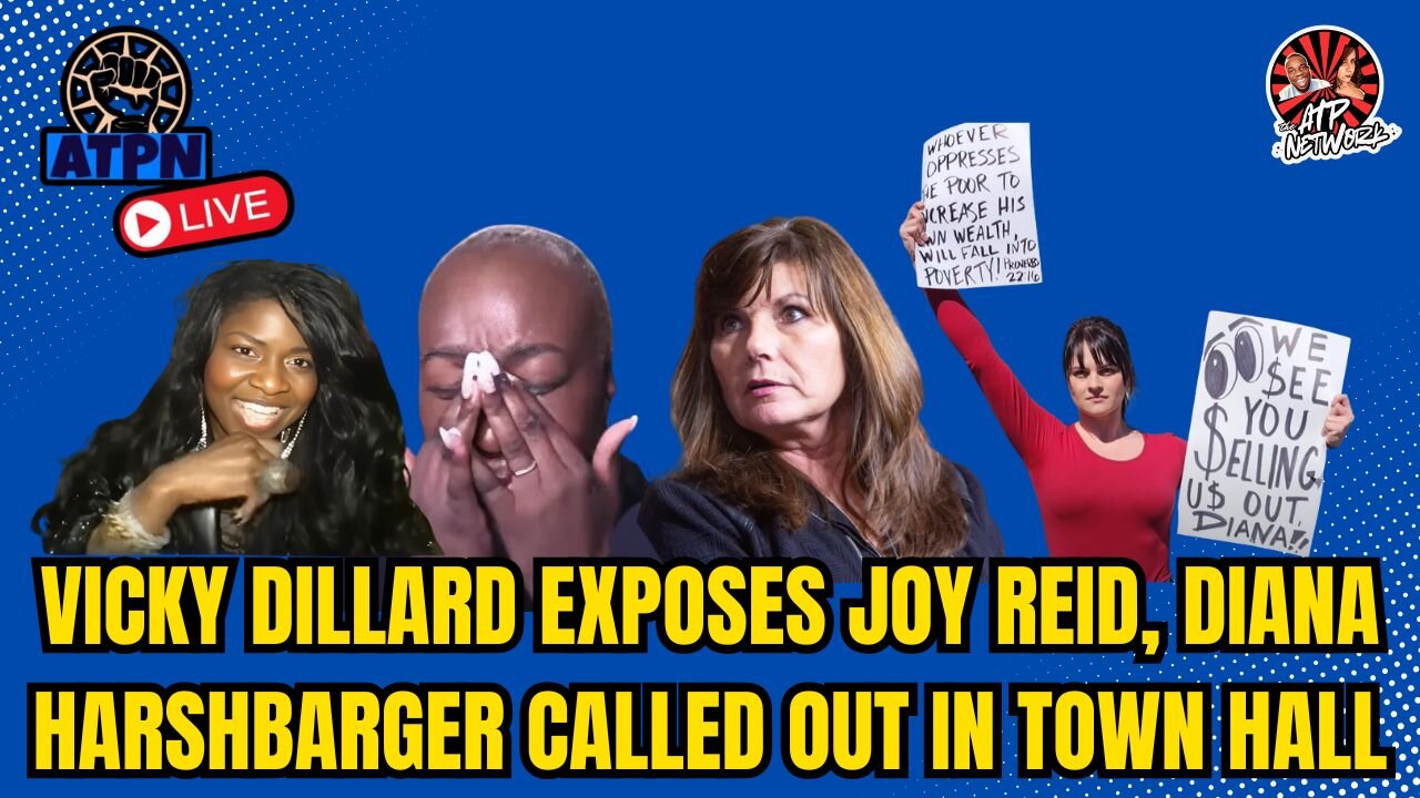 VICKY DILLARD EXPOSES JOY REID, DIANA HARSHBARGER CALLED OUT AT TOWN HALL