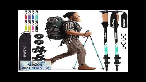 TrailBuddy Trekking Poles Lightweight Collapsible Hiking Poles for Backpacking Gear Review