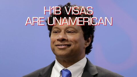 H1B VISAS ARE UNAMERICAN! Indian Shri Thanedar wants more foreigners.