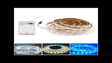 3AA Battery 5V USB LED Strip 2835 White Warm/Blue Flexible Ribbon Night Review