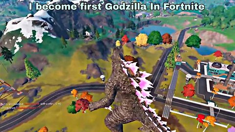 Gio First become Godzilla In Fortnite (Short clips EP 01)