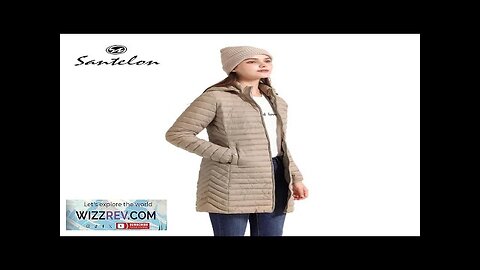 Santelon Women Long Warm Parka Coat With Hood Female Winter Outdoor Padded Review