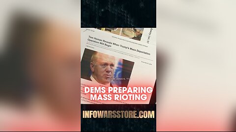 Alex Jones: Democrats Preparing Riots When Something Goes Wrong During Mass Deportations - 12/23/24