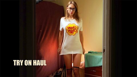 ❤️ Transparent try on haul Fashion T-Shirt with Tina