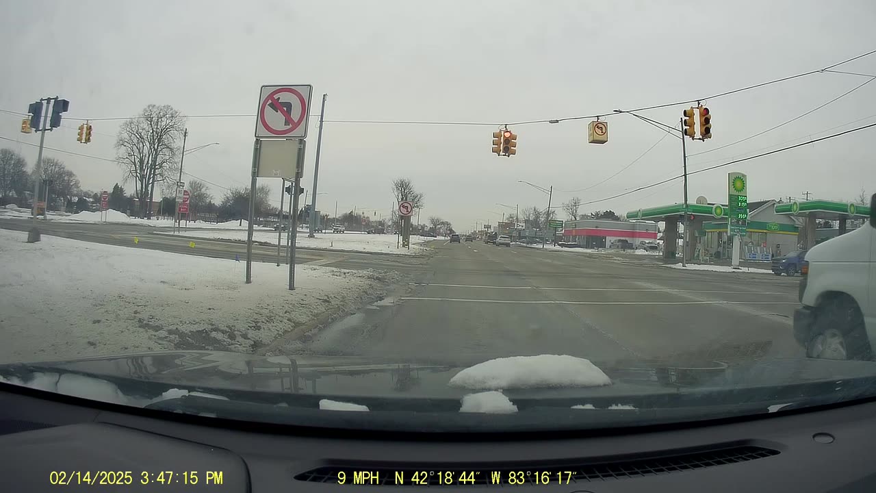 Random Driving in Dearborn And Dearborn Heights, Second Edition, Michigan, February 14, 2025