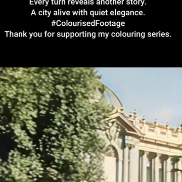 1920 Paris City Drive Through Streets and Daily Scenes #ColourisedHistory