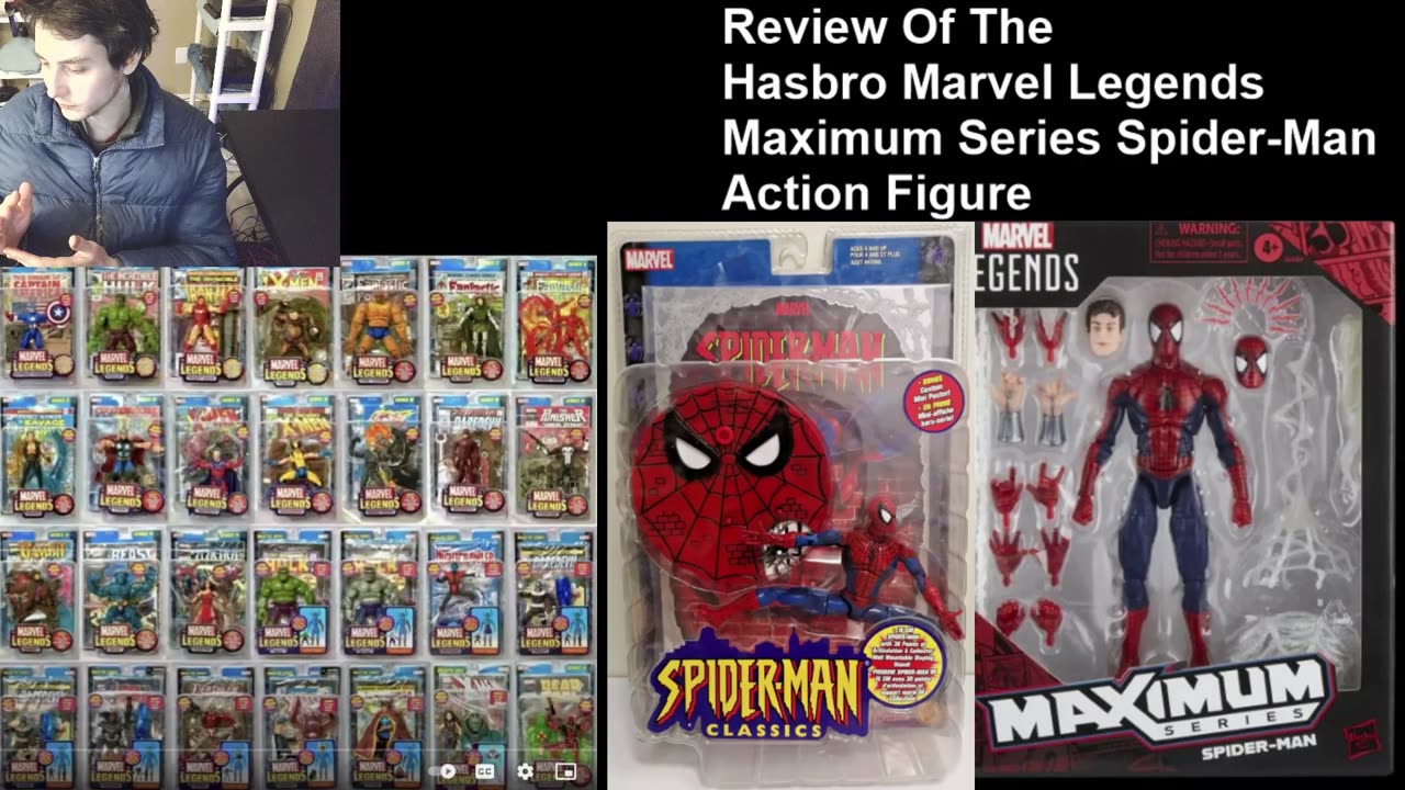 Outtake #747 Of The Review Of The Hasbro Marvel Legends Maximum Series Spider Man Action Figure