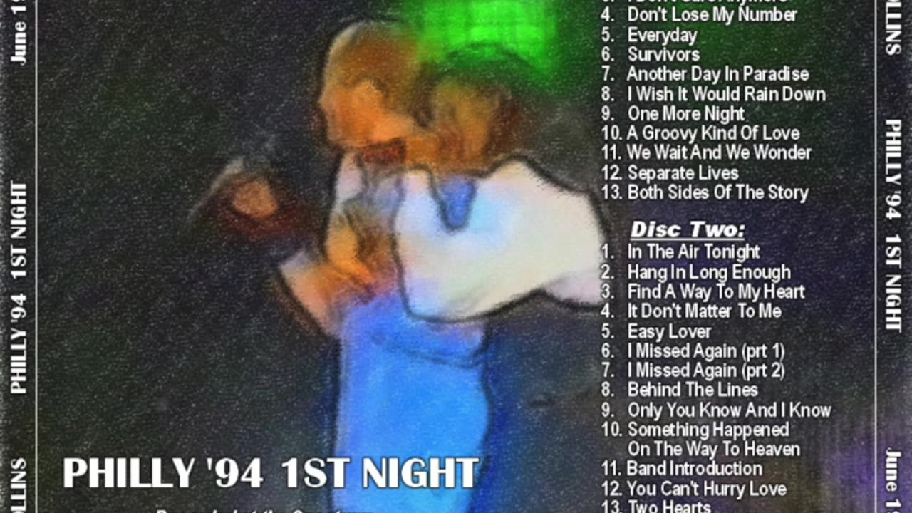 Phil Collins - Live - 1994.06.19 - Philadelphia, PA - 1st Night - Both Sides Tour