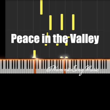 peace in the valley piano